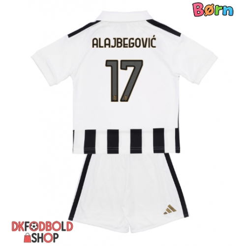 Juventus Kerim Alajbegovic #17 Hjemmebanesæt Børn 2026-27 Kort ærmer (+ korte bukser)